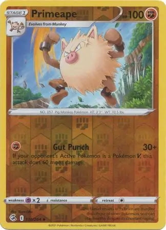 Fusion Strike Primeape #134/264 reverse holo
